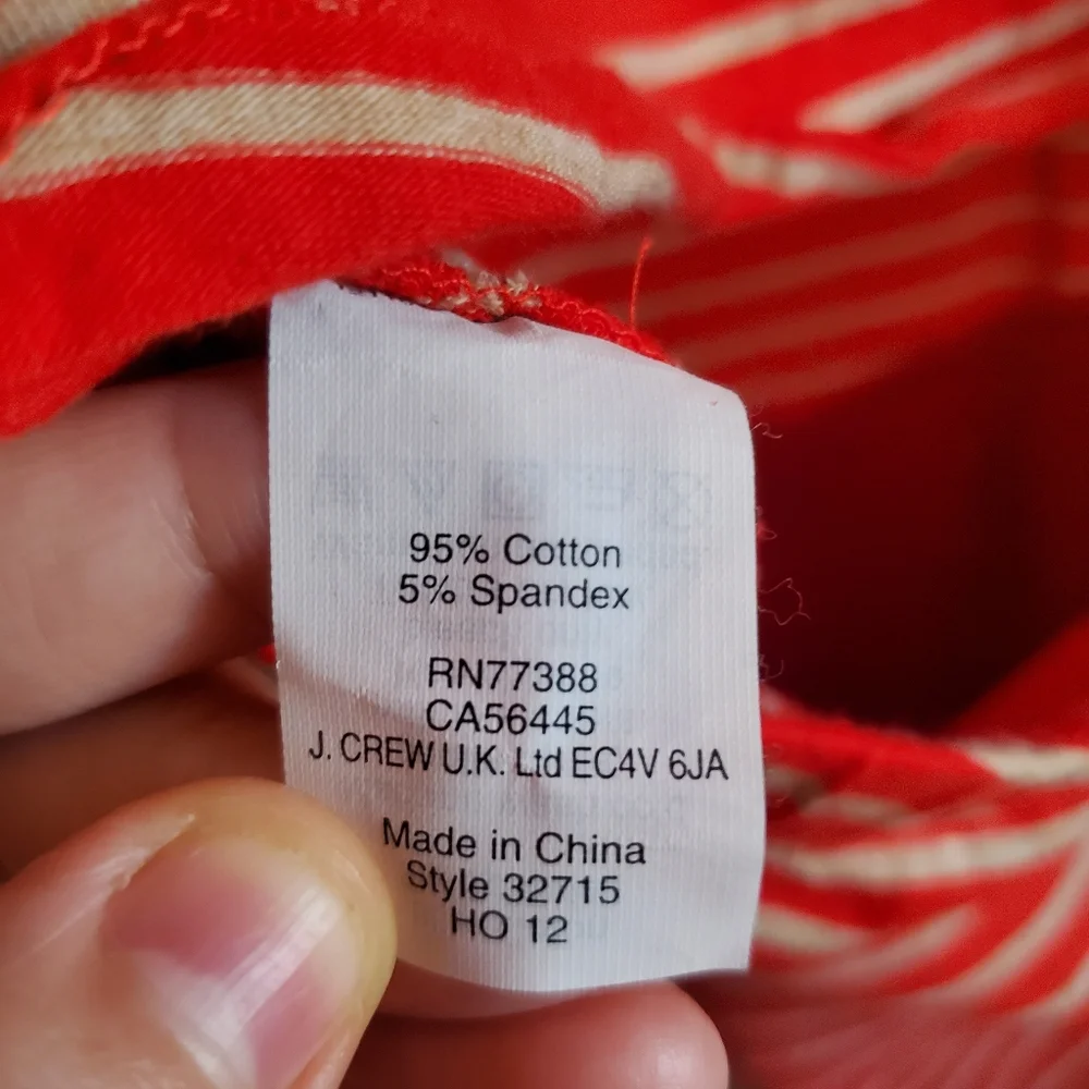 Jcrew Womens Red Striped Union One Piece Pajama Size M Long Johns Loungewear